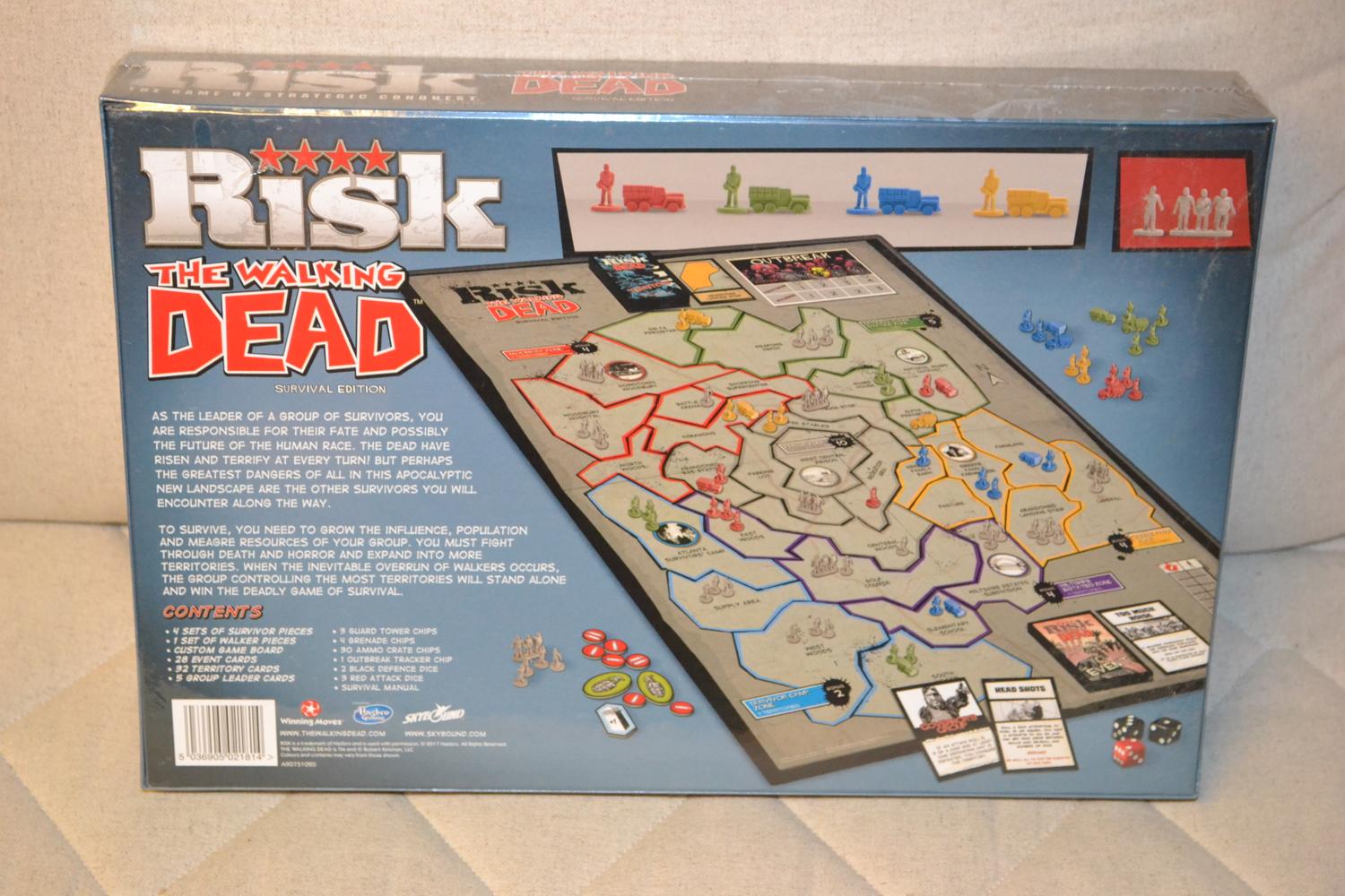 RISK The Walking Dead Survival Edition Hasbro Ny