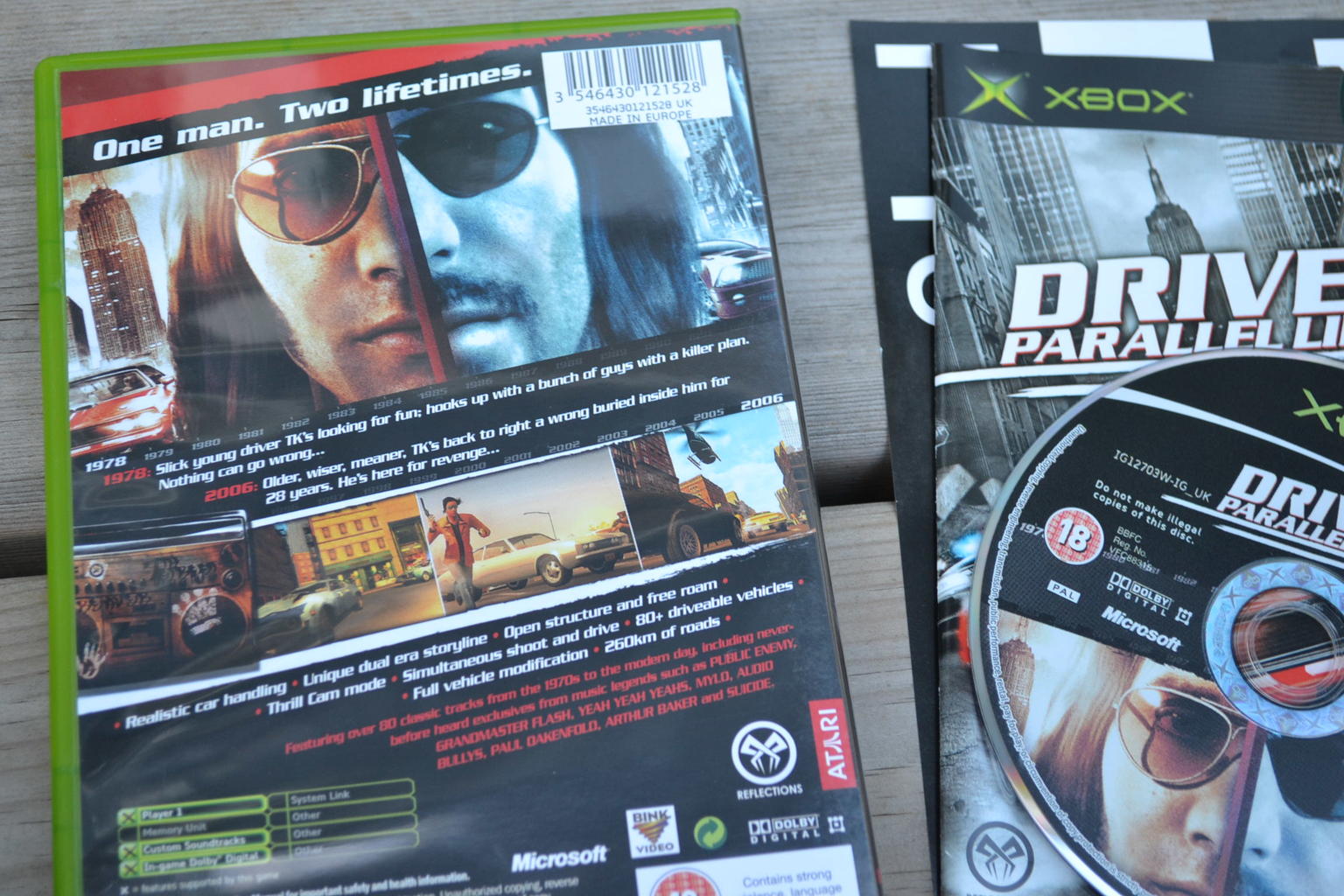 Driver Parallel Lines (Xbox) Komplett Nyskick