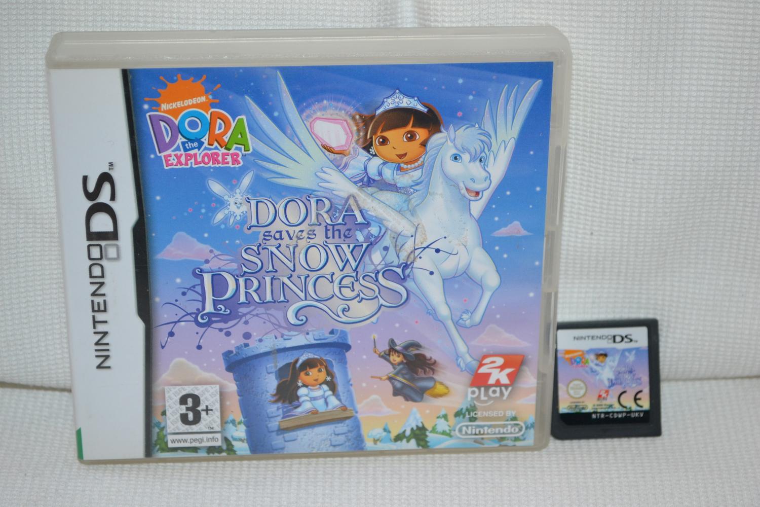 Dora the Explorer Saves the Snow Princess NDS Nintendo DS (Utan Manual)