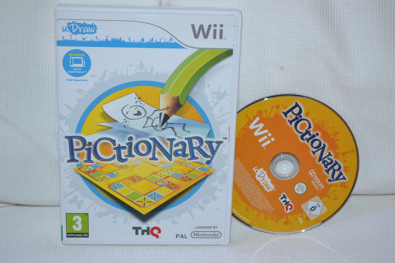 Pictionary uDraw Wii Nintendo (Utan Manual) Fint Skick