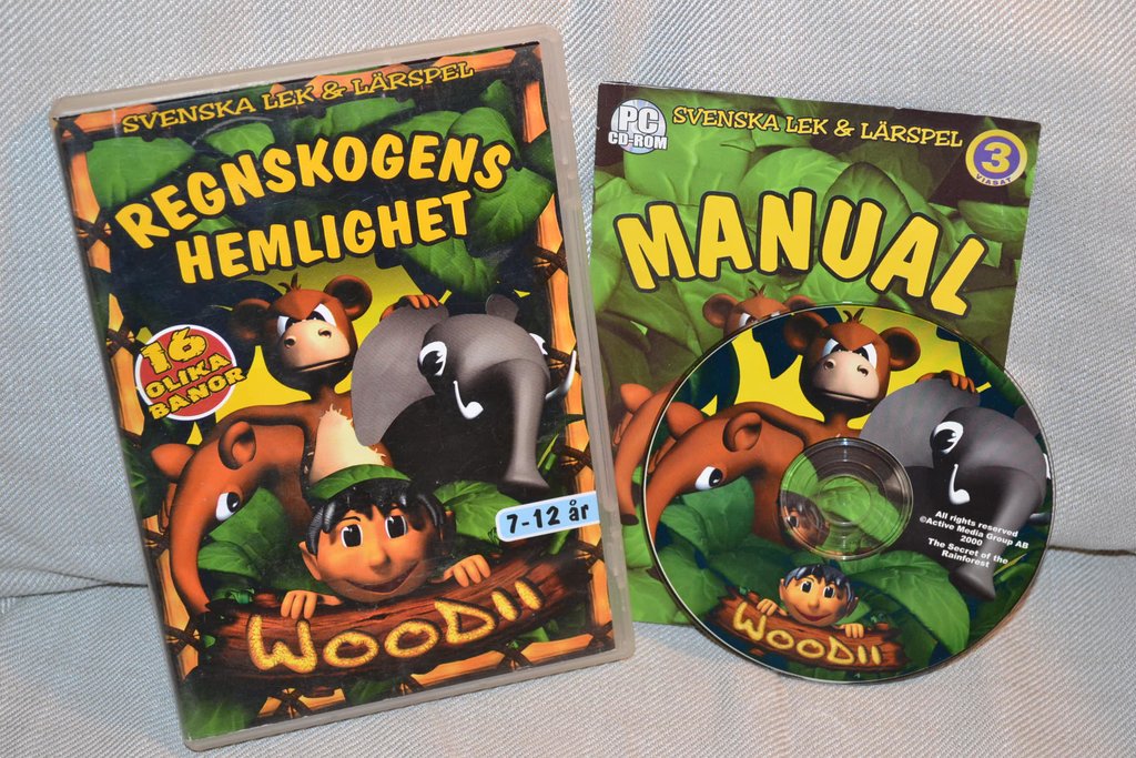 Regnskogens Hemlighet Woodi PC Komplett Fint Skick