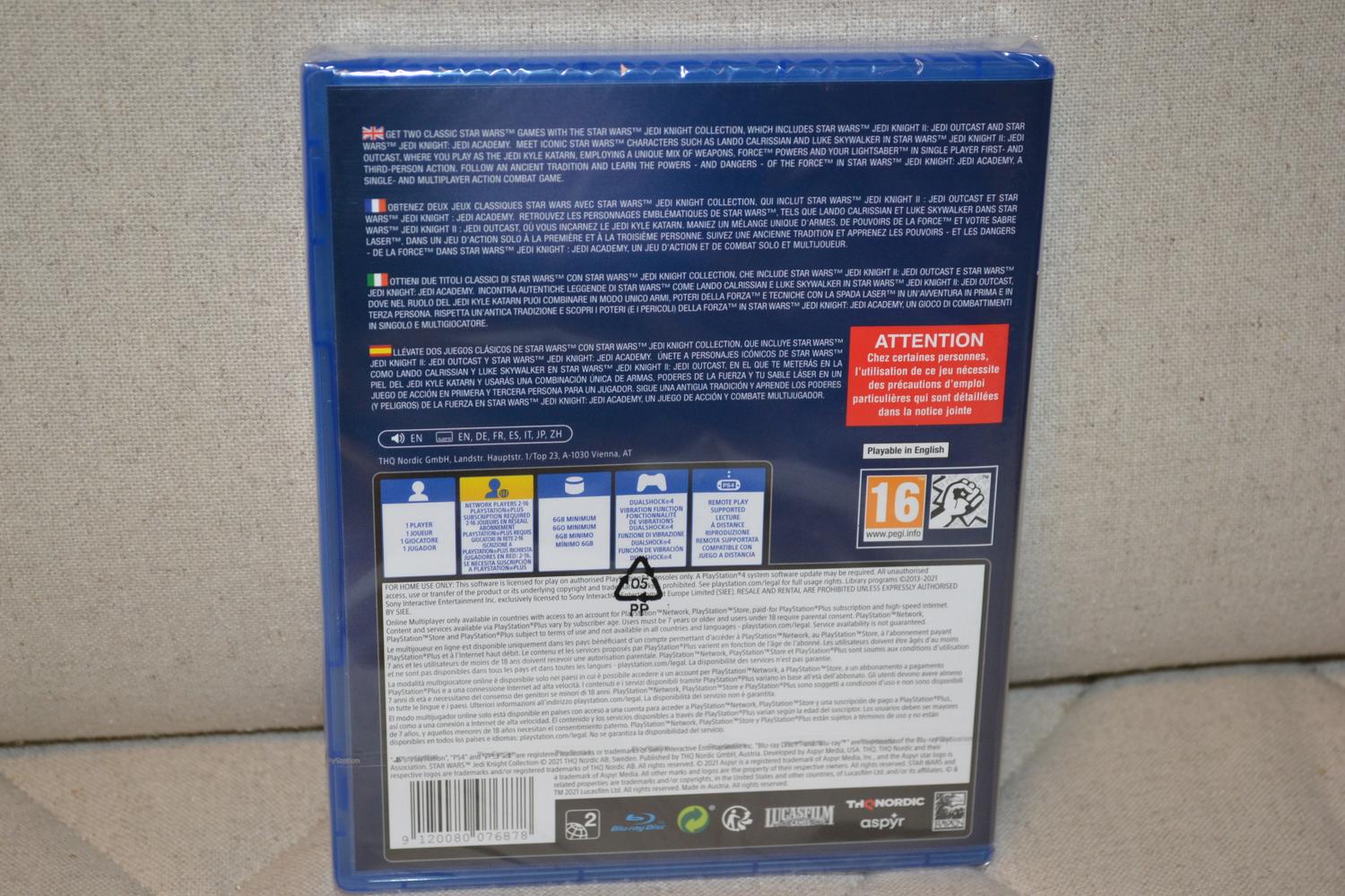 Star Wars Jedi Knight Collection PS4 Playstation 4 Ny Inplastad