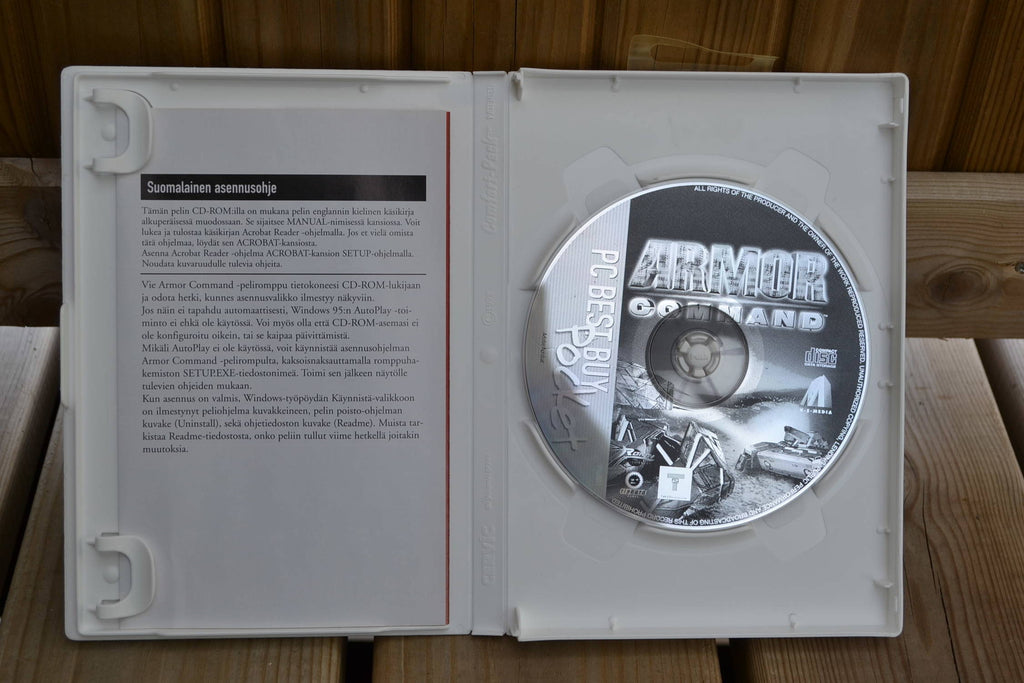 Armor Command Strategy PC Pocket Komplett Fint Skick