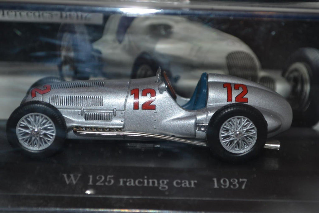Mercedes Benz W 125 Racing #12 1937 1:43 Deagostini 9cm Ny