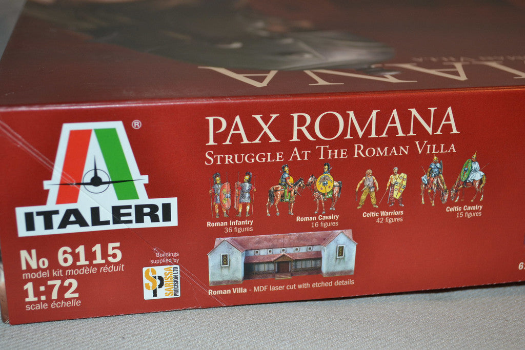 Pax Romana Battleset 1:72 Italeri IT6115 över 100st Figurer Ny