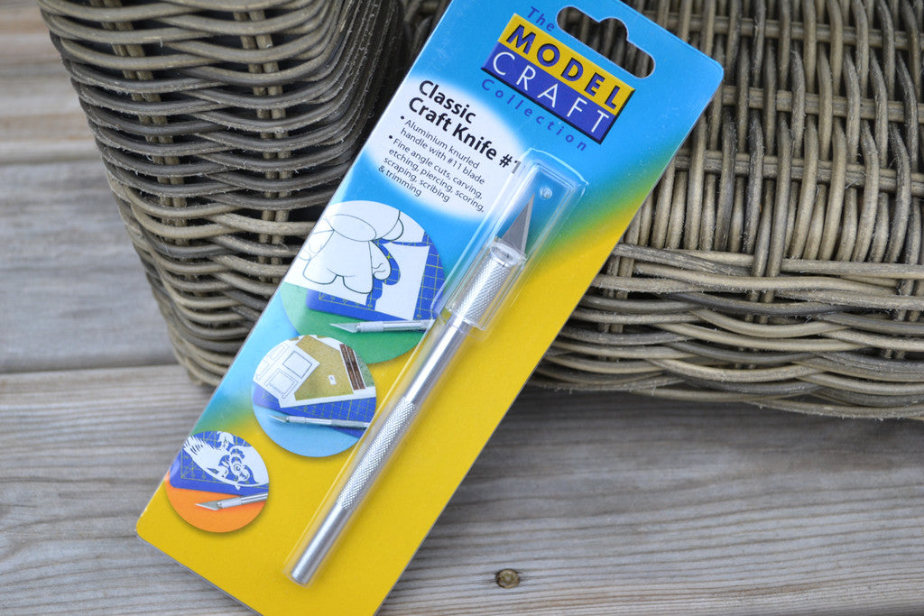 Klassisk Hobbykniv, Skalpell Nr 1 m. Blad, Metall Model Craf