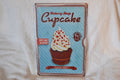 Bakery Shop Cupcake (Sprinkles Hjärtan) Kök Plåtskylt (20*30cm) Skylt Ny