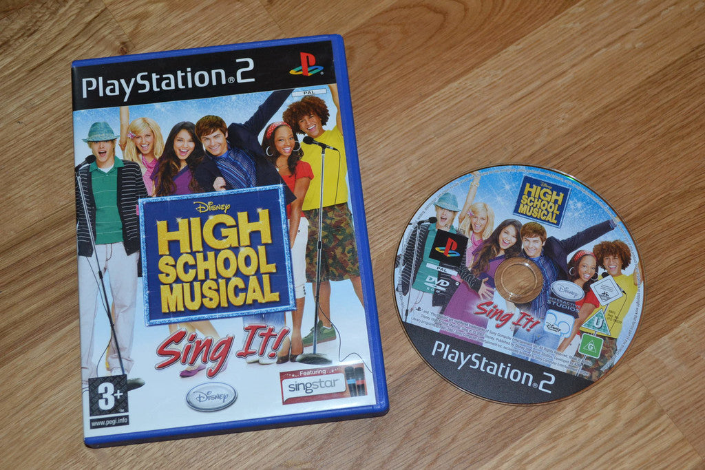 High School Musical Sing It! PS2 Playstation 2 (Utan Manual) Fint Skick