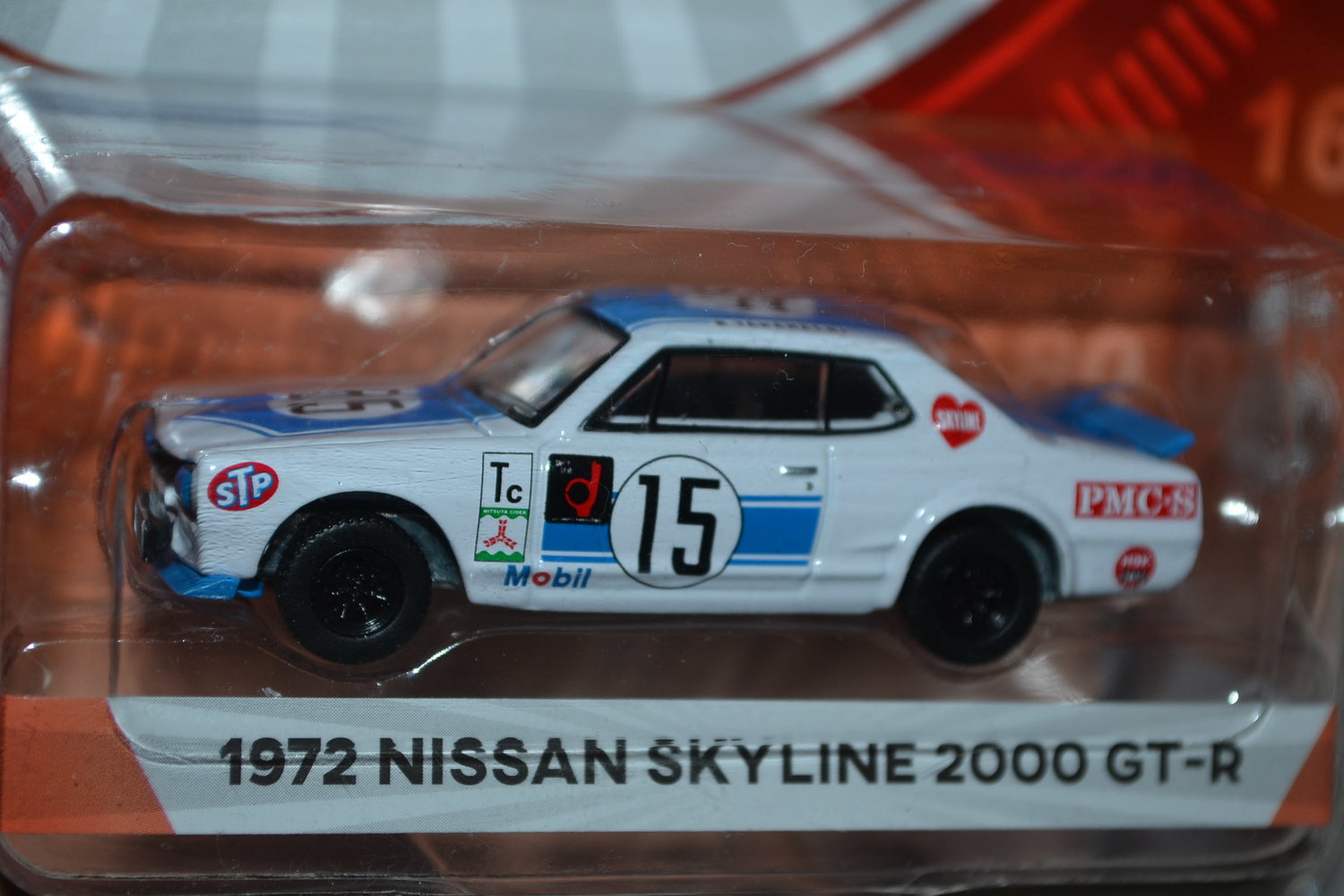 1972 Nissan Skyline 2000 GT-R Rally 1:64 Greenlight (Tokyo Torque 5) Ca 7cm Ny
