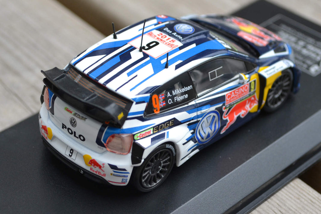 Volkswagen Polo R WRC fr. 2015 #9 A. Mikkelsen/O. Floene Norge 1:43 DeAgostini