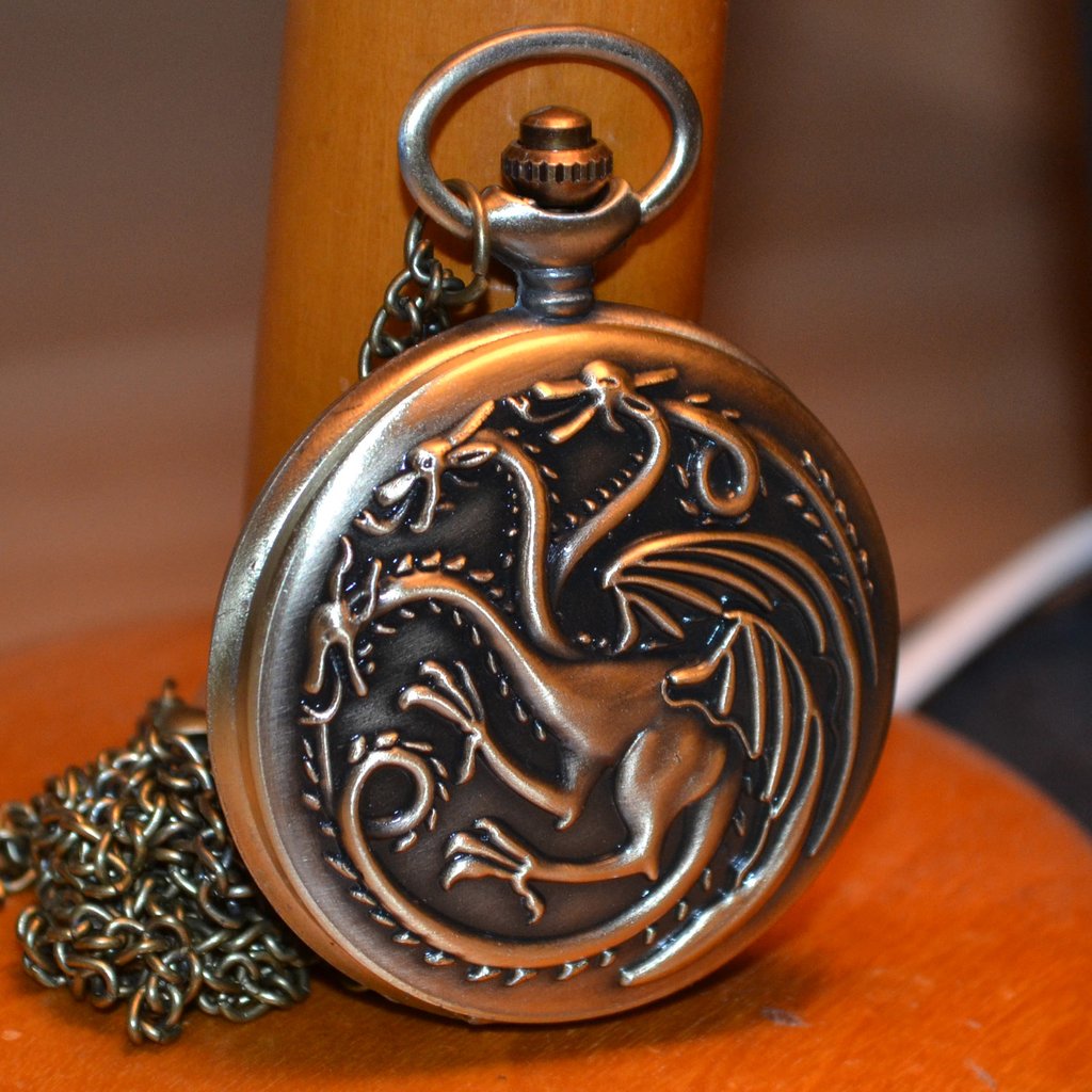 Targaryen fr. Game of Thrones, Sköld Drakar Klassiskt Fickur