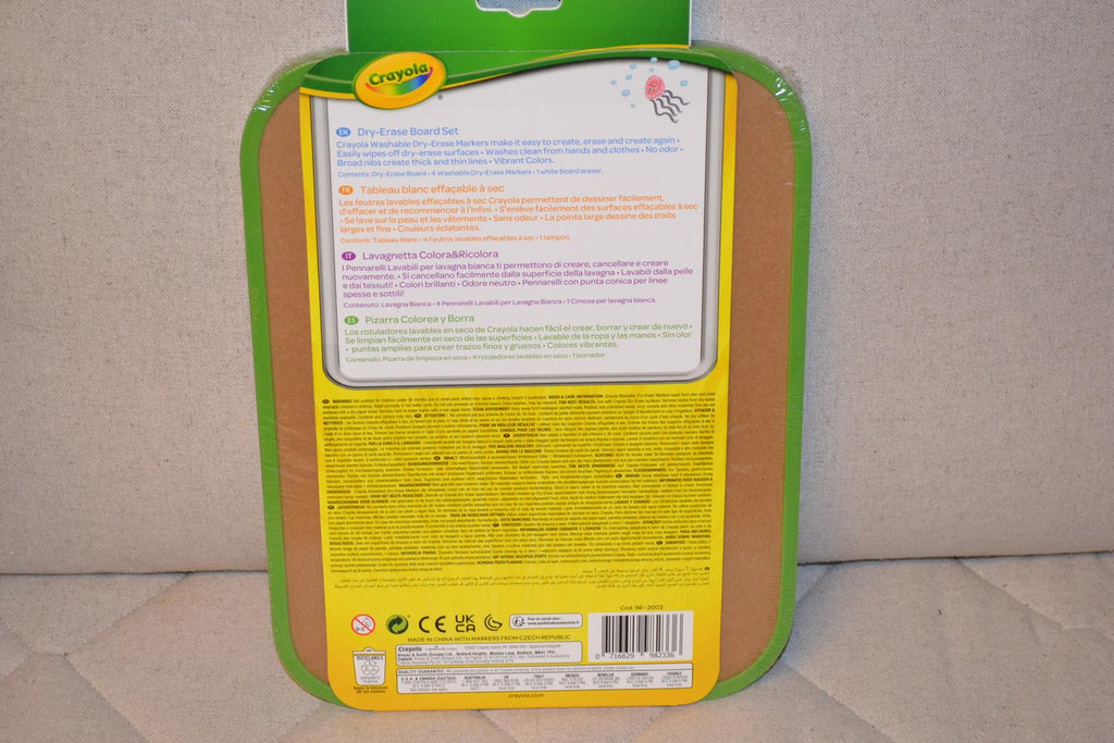 Whiteboard m. 4st Pennor Barn DryErease Crayola Set Ny