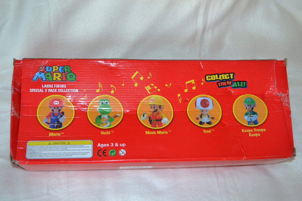 5st Musiker Super Mario Nintendo (Band) Luigi, Yoshi (Odyssey) Figurer 12cm Ny