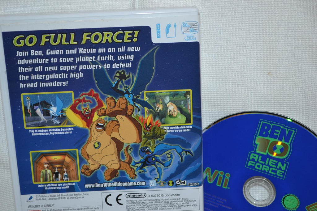 Ben 10 Alien Force Wii Nintendo (Utan Manual) Fint Skick