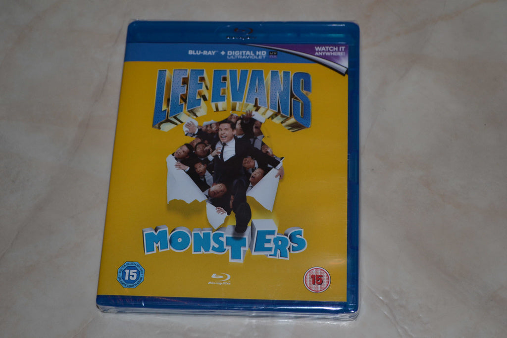 Lee Evans Monsters (2014) Film Bluray Nyskick