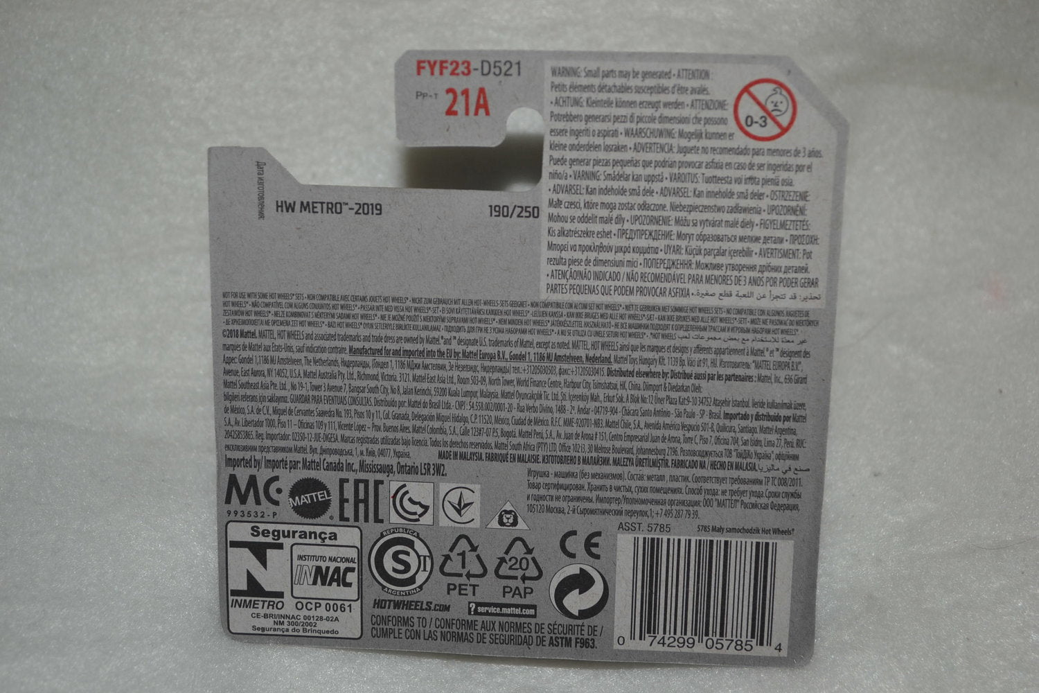 Fast Gassin Lastbil 1:64 Hot Wheels (2020) HW 6-8cm Ny