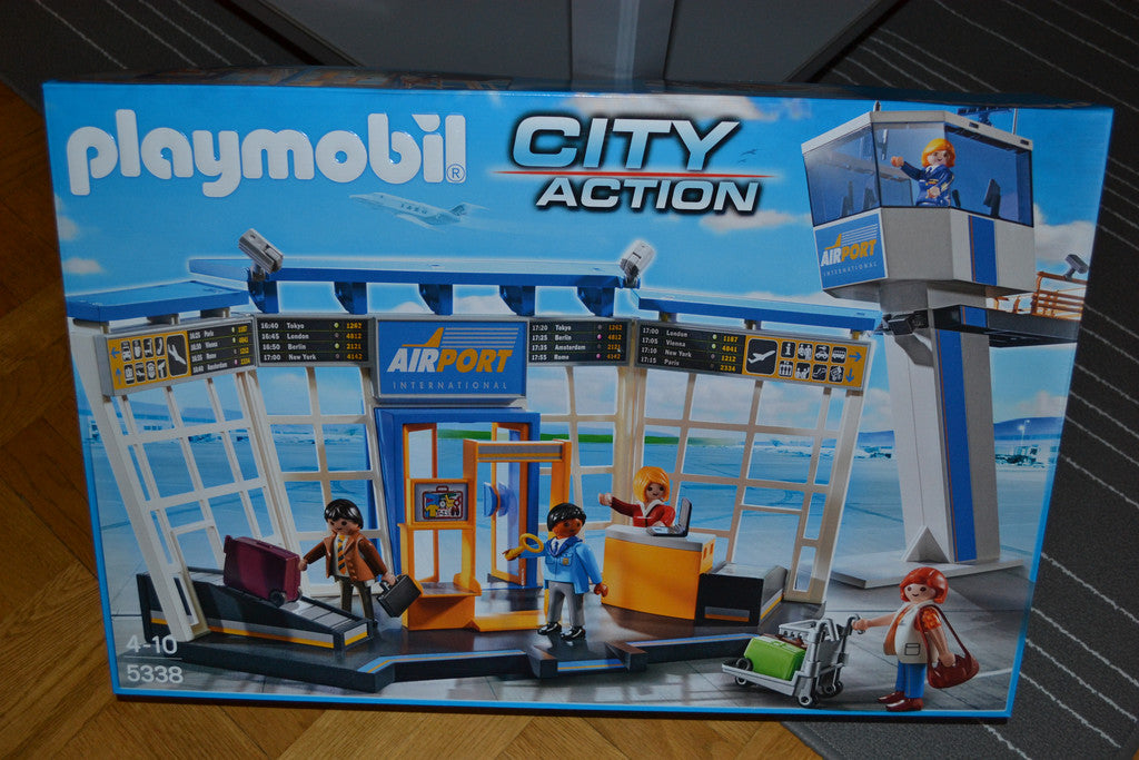 Flygplats med Kontrolltorn o Figurer (Playmobil 5338) Ny