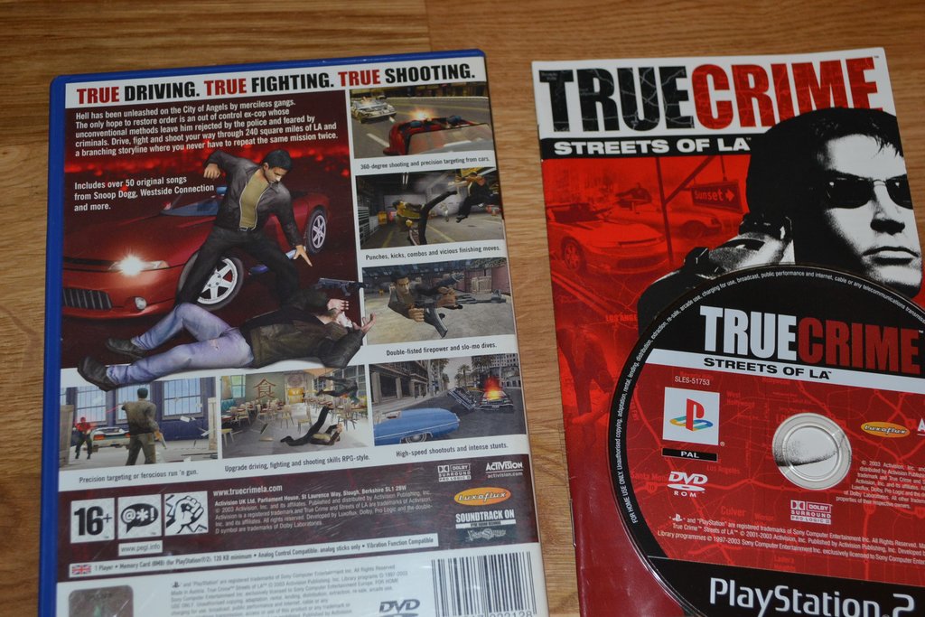 True Crime Streets of LA PS2 Playstation 2 Komplett Fint Skick