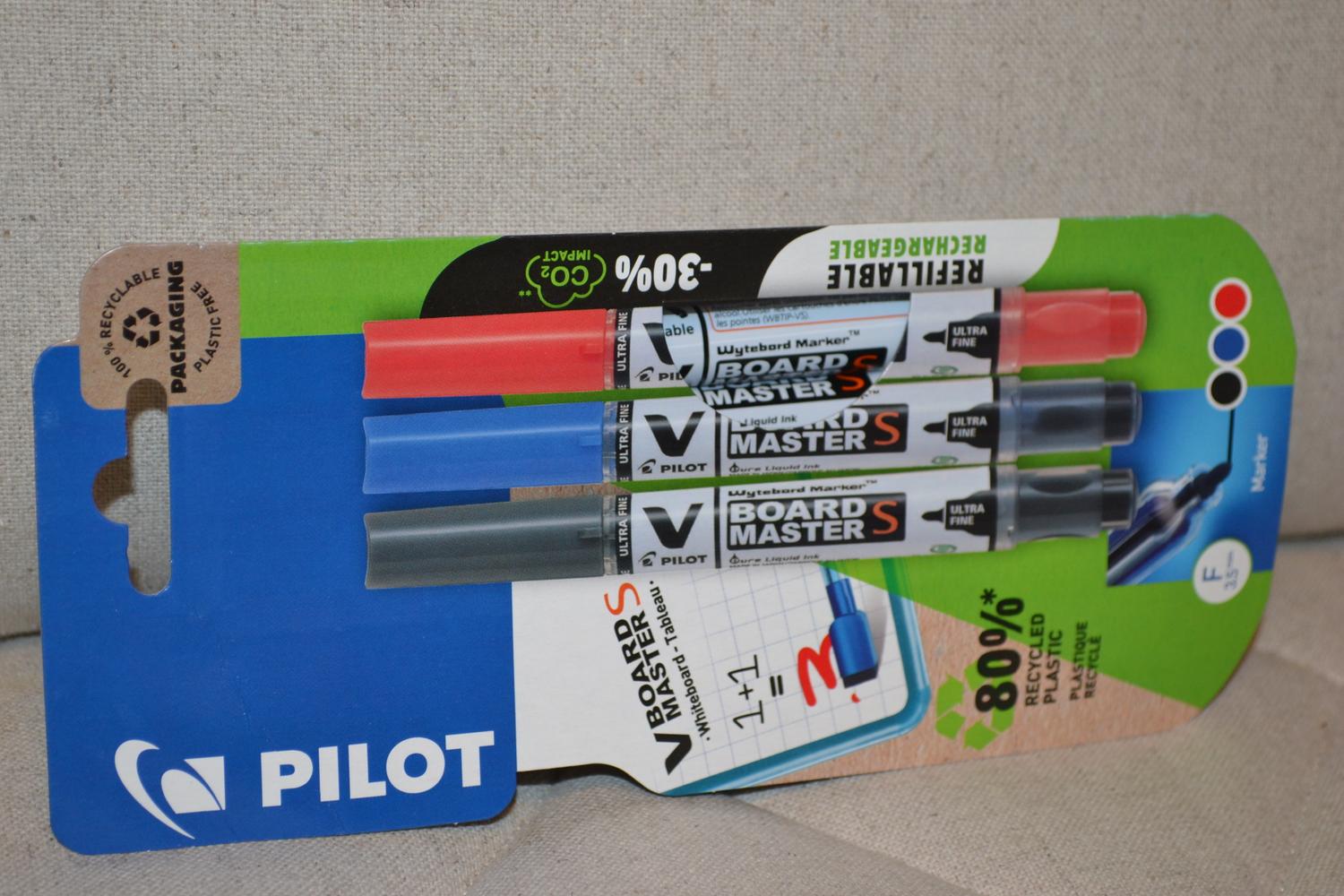 3st Whiteboard Pennor Pilot 3,5mm Ultra Fine Board Masters Ny