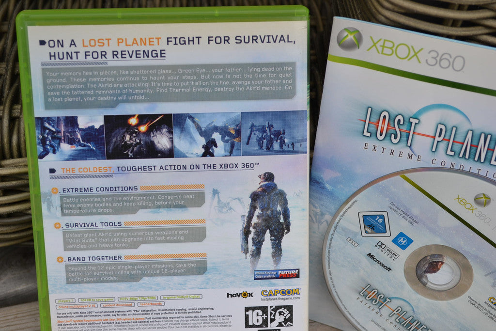 Lost Planet Extreme Condition Xbox 360 Komplett Fint Skick