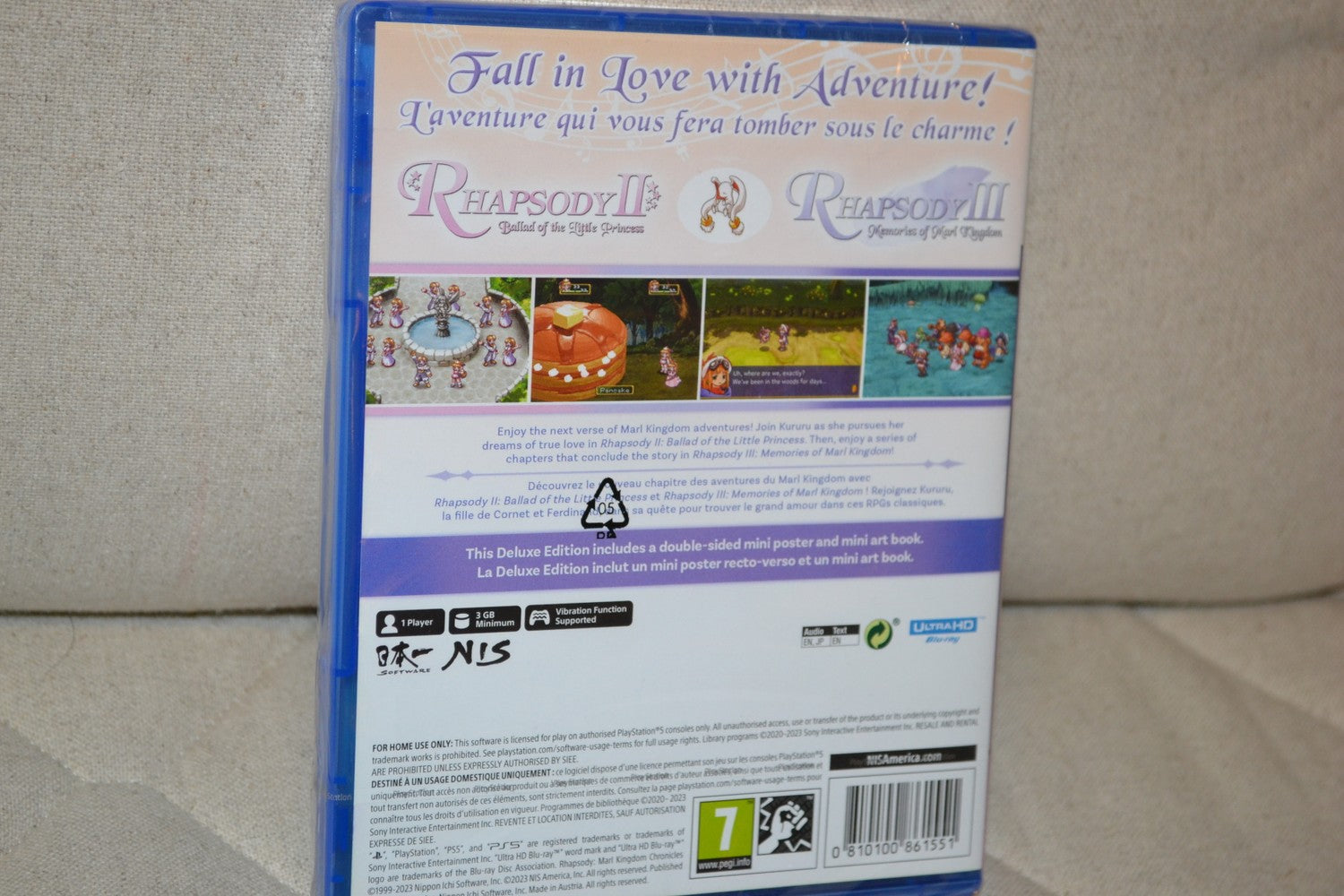 Rhapsody Marl Kingdom Chronicles Deluxe Edition PS5 (M. Poster & Artbook) Ny