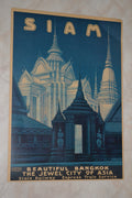 SIAM Thailand, Beatiful Bangkok Juvelen Asien Poster 30*42cm