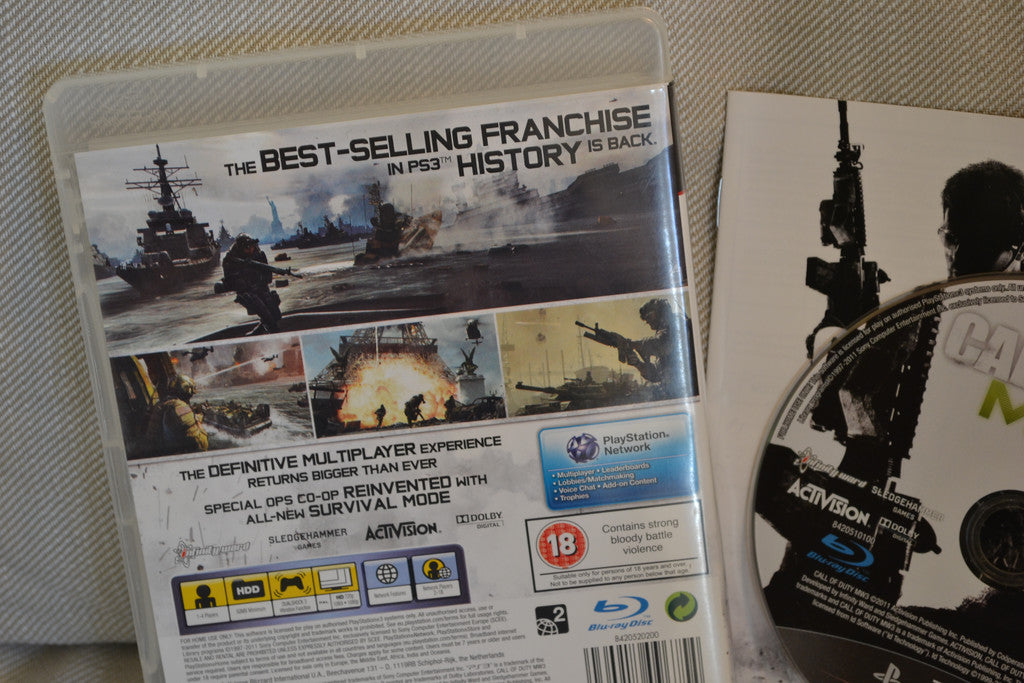 Call of Duty: Modern Warfare 3 PS3 Playstation 3 Komplett Fint Skick