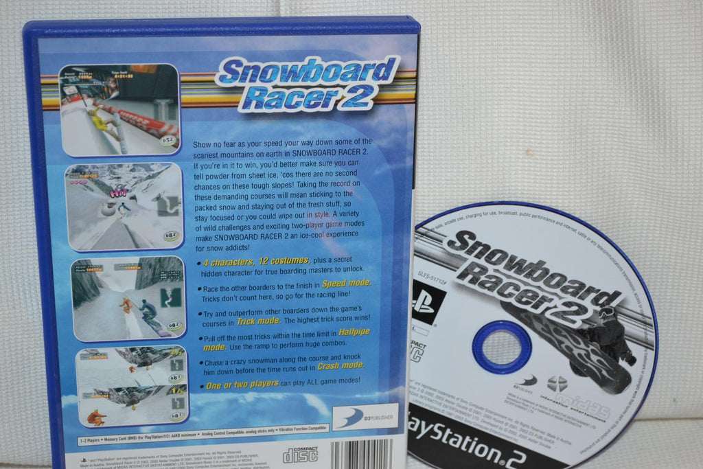 Snowboard Racer 2 PS2 Playstation 2 (Utan Manual) Fint Skick