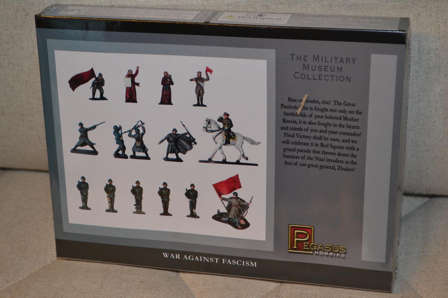 War Against Fascism WW2 16st Figurer 1:72 Sovjet Ryssland Pegasus Hobbies Ny