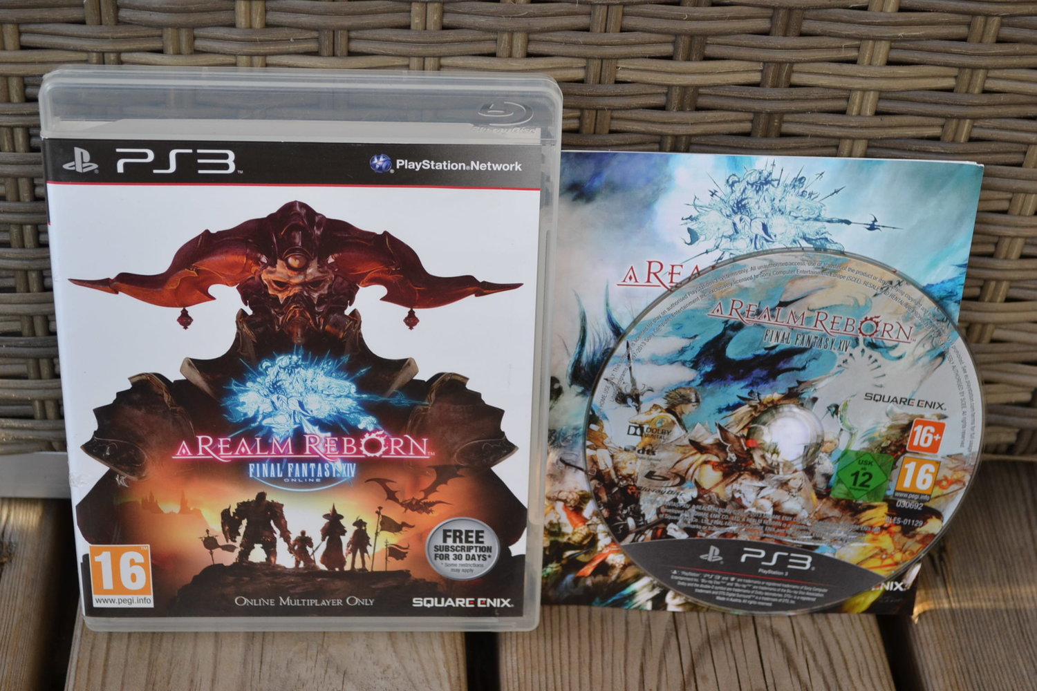 Final Fantasy XIV A Realm Reborn PS3 Playstation 3 Komplett Fint Skick