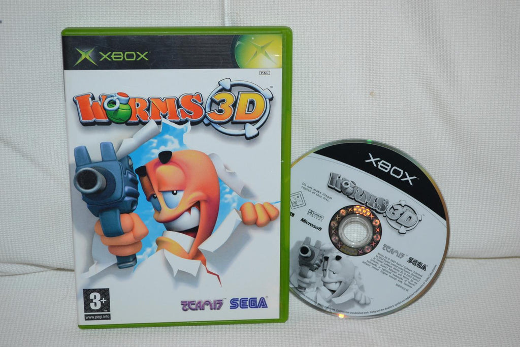 Worms 3D XBOX (Utan manual) Fint Skick
