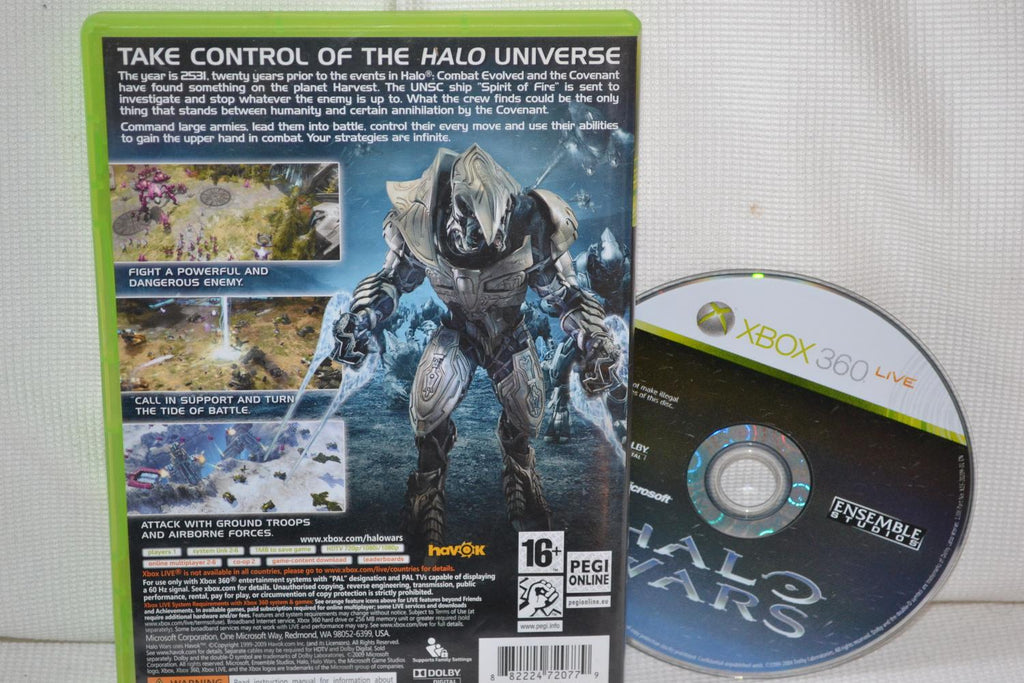 Halo Wars Xbox 360 (Utan Manual) Fint Skick