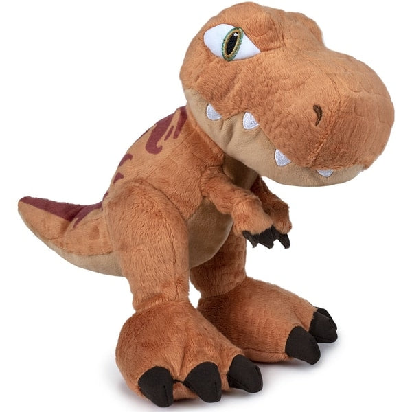 Jurassic World Tyrannosaurus Rex Plush Mjukis 25cm Brun/Orange Dinosaurie Ny