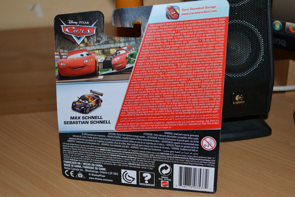 Max Schnell Tyskland fr. Cars/Bilar 1:55 Disney Pixar (Dared