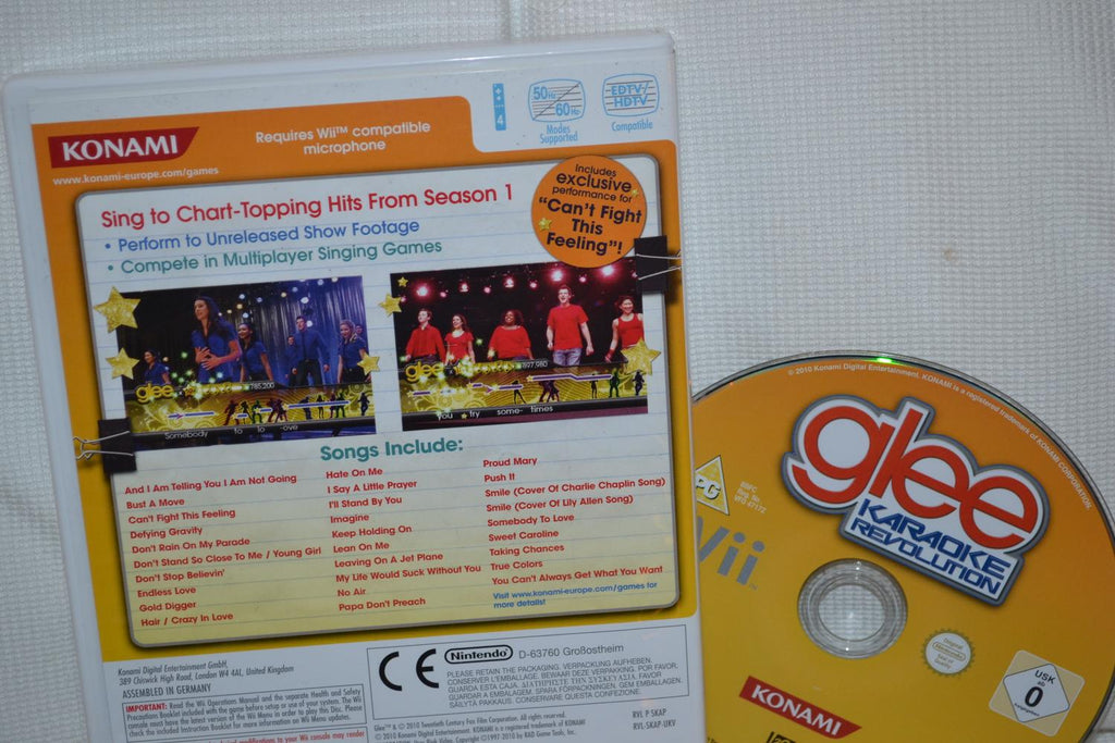 Karaoke Revolution Glee Wii Nintendo (Utan Manual) Fint Skick