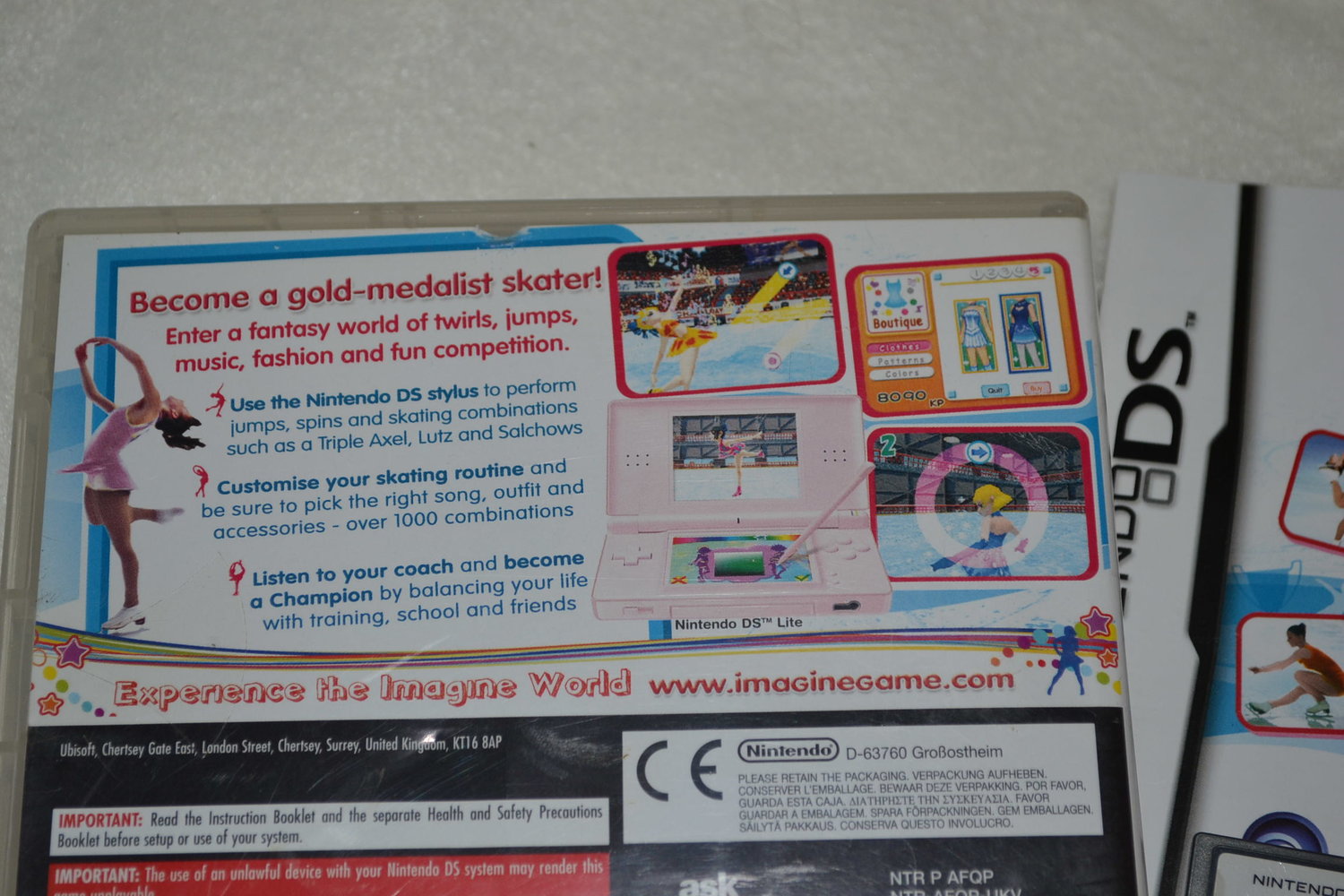 Imagine Figure Skater NDS Nintendo DS Fint Skick