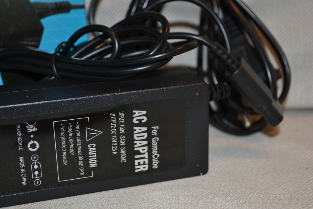 Strömadapter AC Gamecube (GC Nintendo) EU Svart Ström El Ada