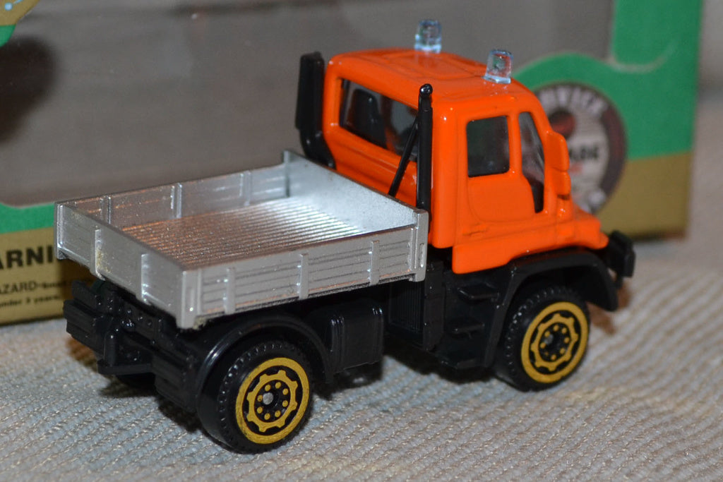 Servicebil m. Flak Orange ( Vintage Series - Yibao 1:64) Lek