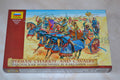 Persian Chariot and Cavalry 1:72 Zvezda (8 Hästar & Chariot) Ny