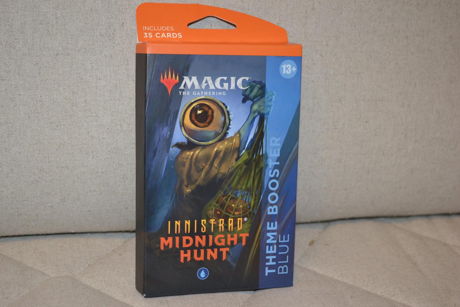 Blå Innistrad Midnight Hunt Theme Booster Magic the Gathering MTG ENG Ny