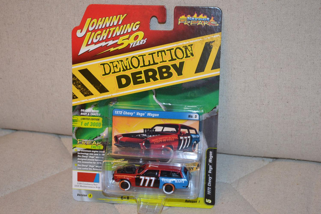 1972 Chevy Vega Wagon 1:64 Johnny Lightning (Street Freaks 13A) 7cm Ny