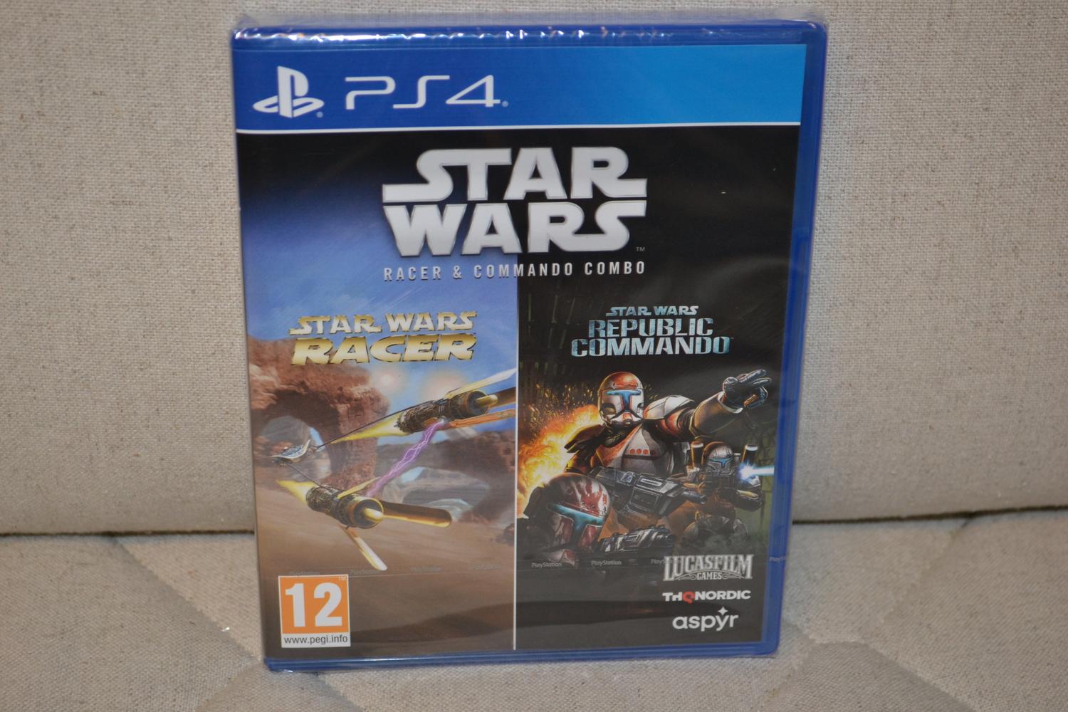Star Wars Racer & Republic Commando Combo PS4 Playstation 4 Ny Inplastad
