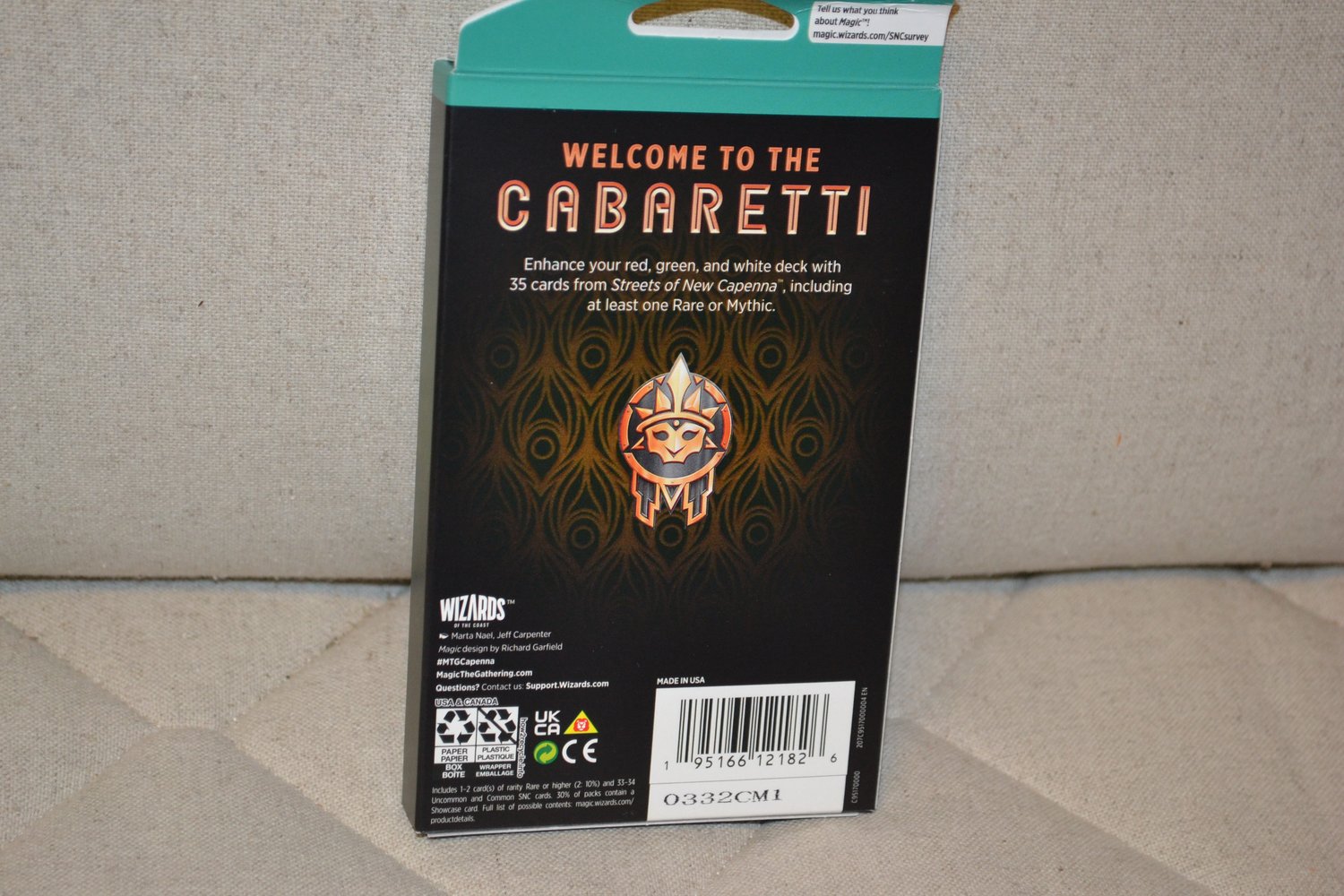 The Cabaretti Grön Theme Booster MTG Streets of New Capenna ENG Ny