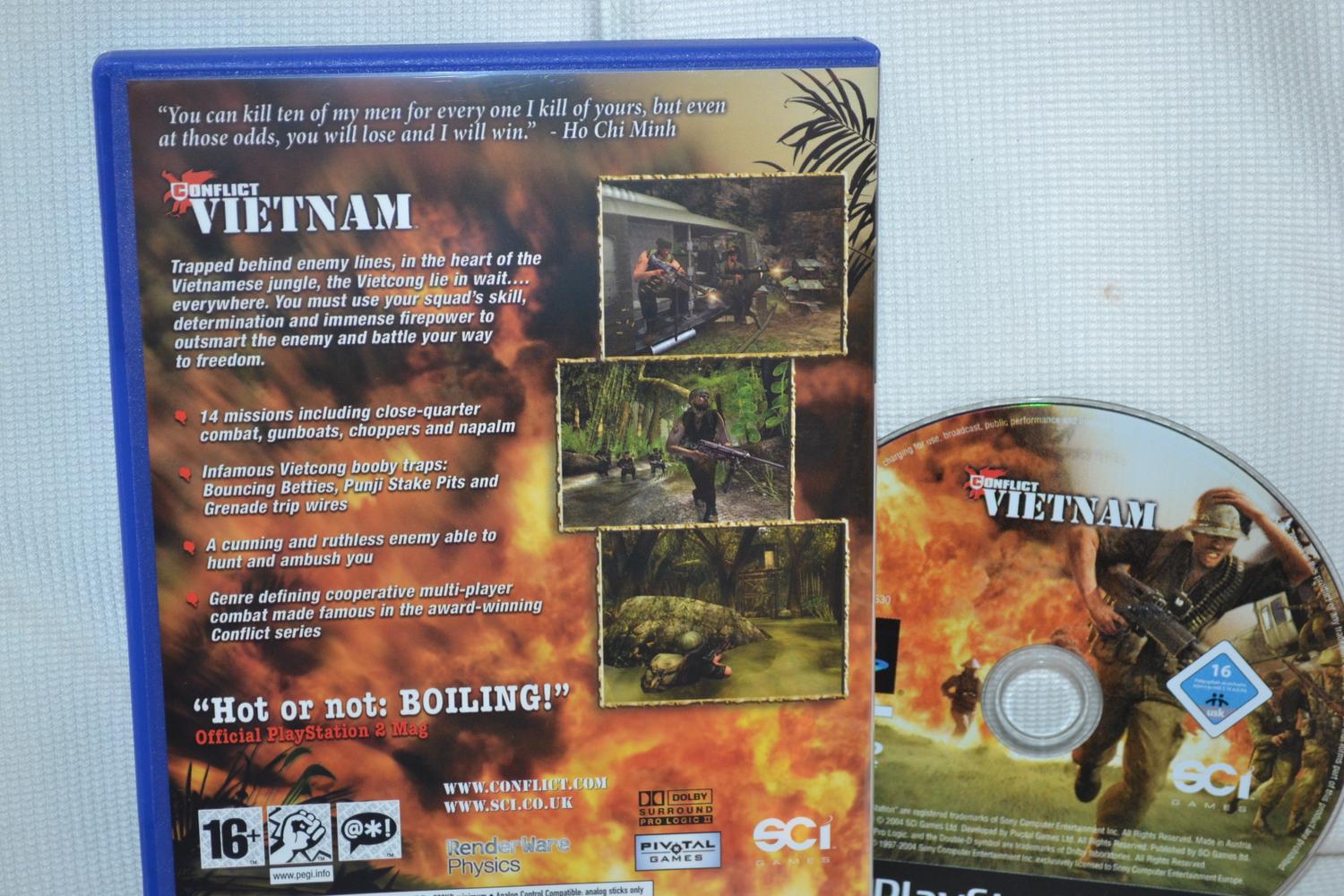 Conflict Vietnam PS2 Playstation 2 (Utan Manual) Fint Skick