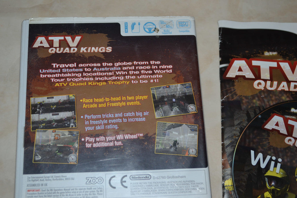 ATV Quad Kings Wii Nintendo Komplett OK Skick