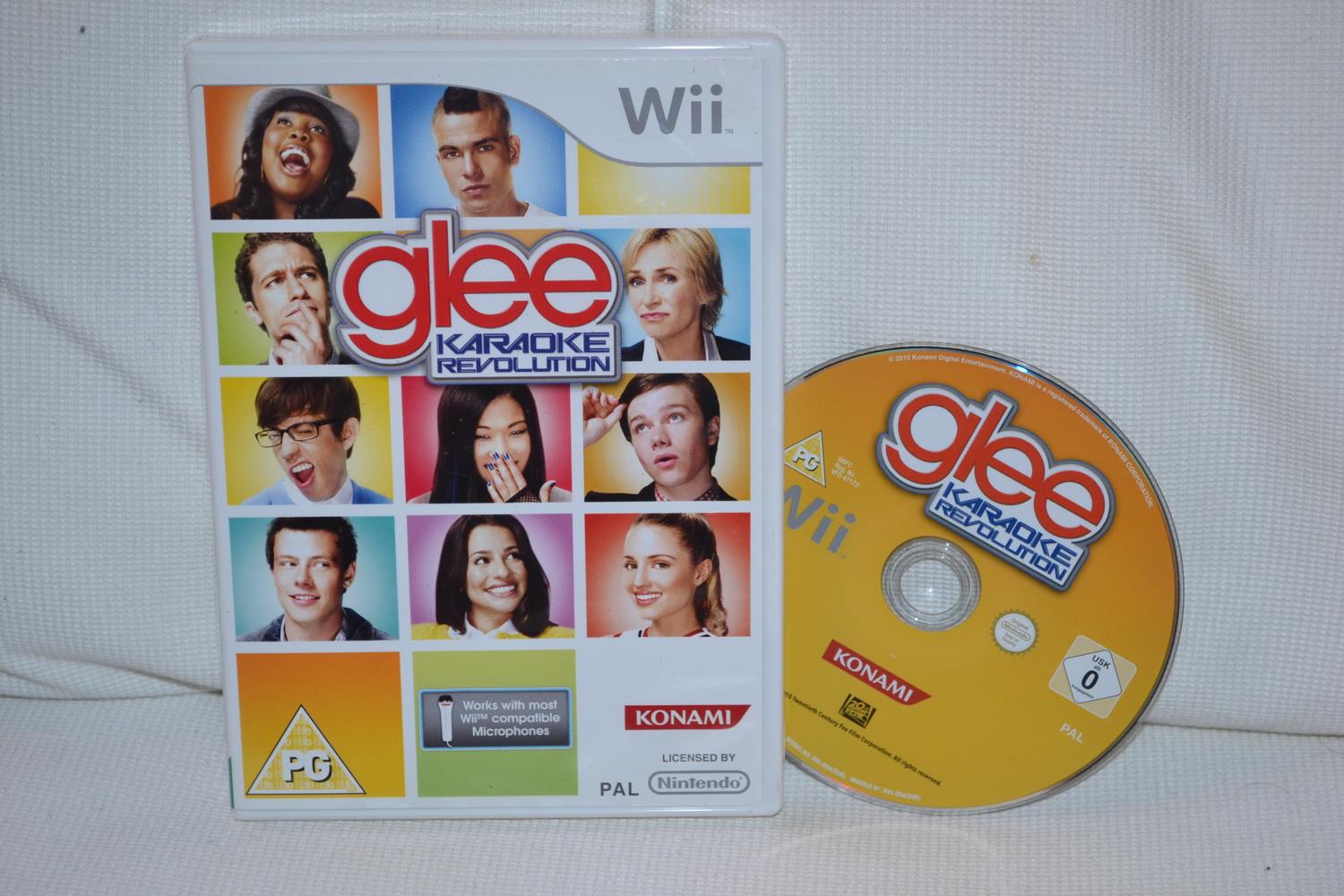 Karaoke Revolution Glee Wii Nintendo (Utan Manual) Fint Skick
