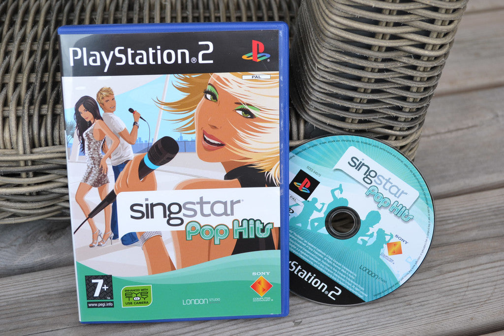 Singstar Pop Hits PS2 Playstation 2 Fint Skick