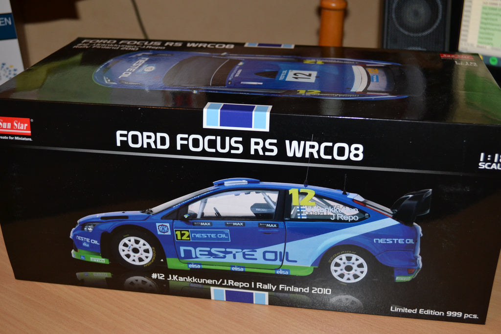 2010 Ford Focus RS WRC 2008  #12 J.Kankkunen/J.Repo 1:18 Sunstar (Rally Finland)