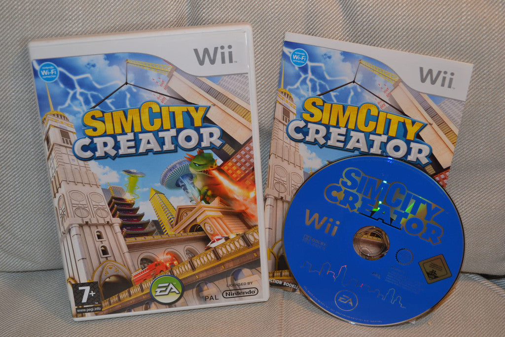 Simcity Creator Wii Nintendo Komplett Fint Skick