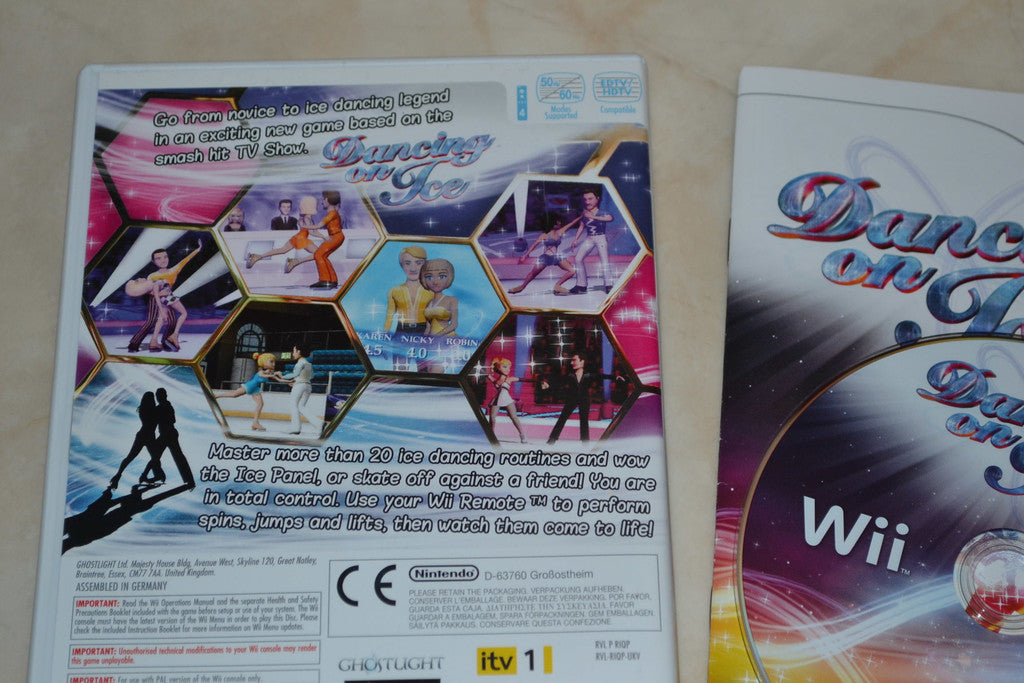 Dancing on Ice Wii Nintendo Komplett Fint Skick